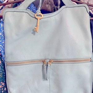 Fossil Crossbody Mint Color Purse
